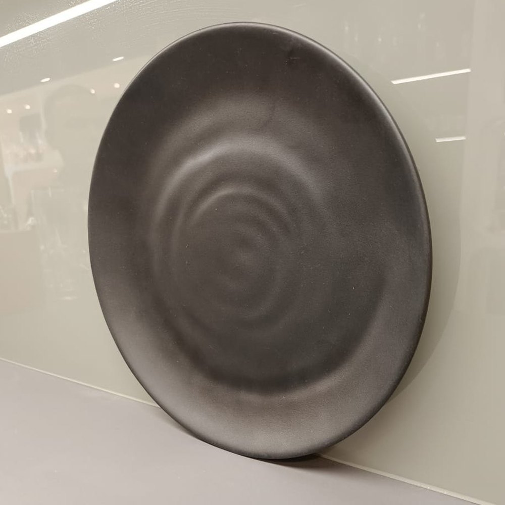 Brown Plain Round Melamine Serving Plate, For Kitchen