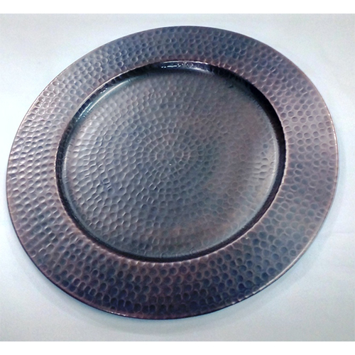Antique Finish Charger Plate 12