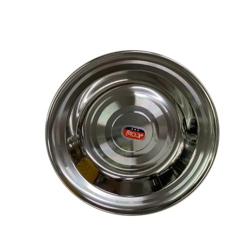 K City Round Stainless Steel Soup Plate, Size: 4 Sizes Available