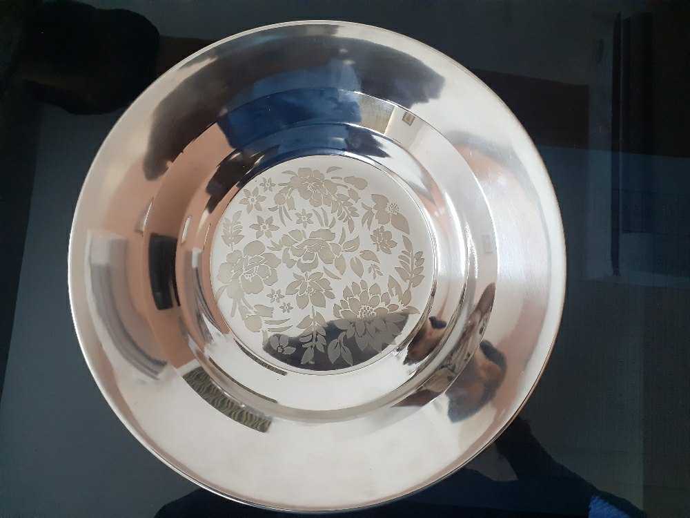 Stainless Steel SS Flower Soup Plate