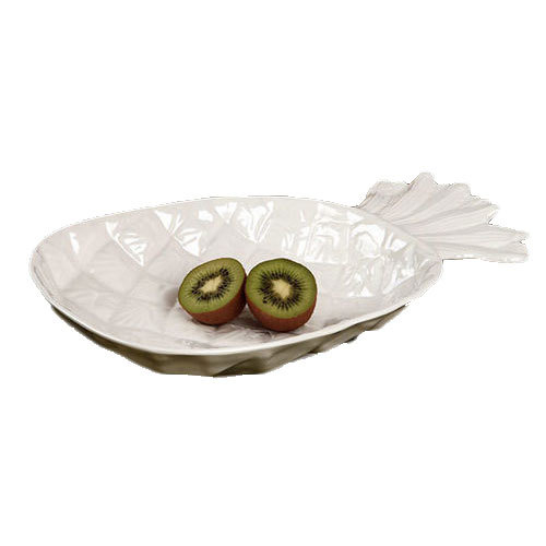 White Melamine Pine Apple Platter