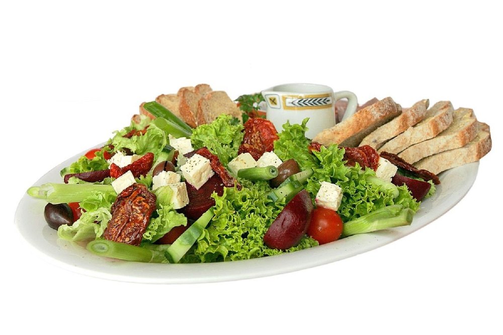 ACH White Star Type Acrylic Salad Platter, For Hotel