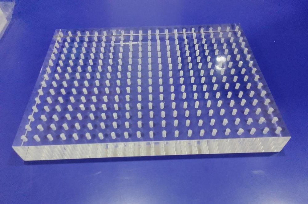 Plain Square Acrylic Froot Steak Plate, For Restaurant, Size: 8inchx12Inch