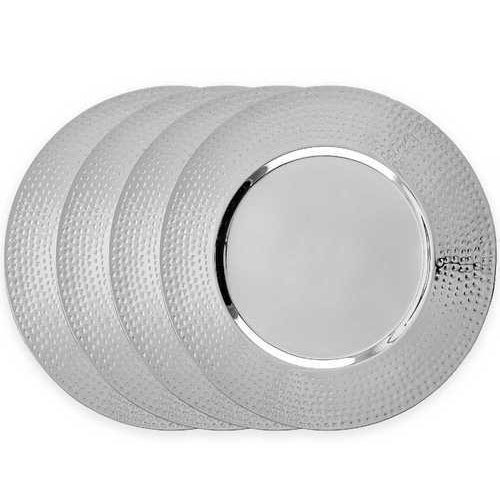 Stainless Steel Silver Color Charger Plate