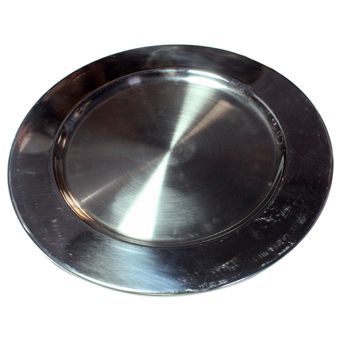 Silver SS Charger Plate