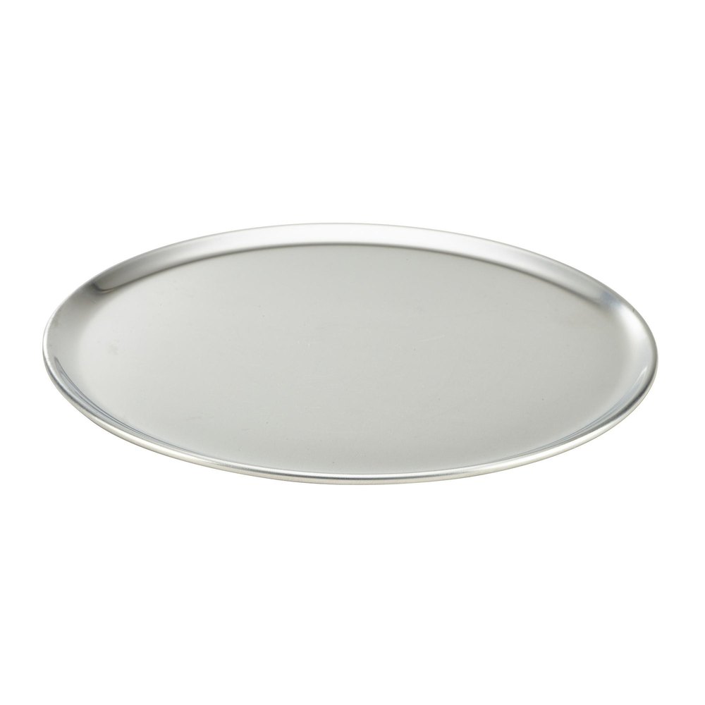 Chrome Silver Aluminium Serving Plate, For Home, Size: 12inch