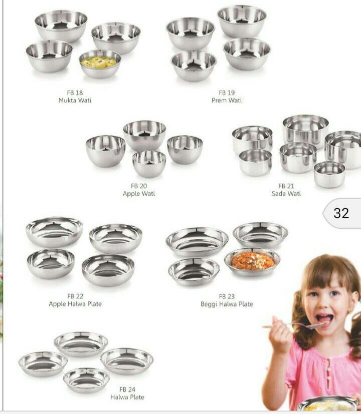 ICI Round Stainless Steel German Bowls, For Home, Size: Standard