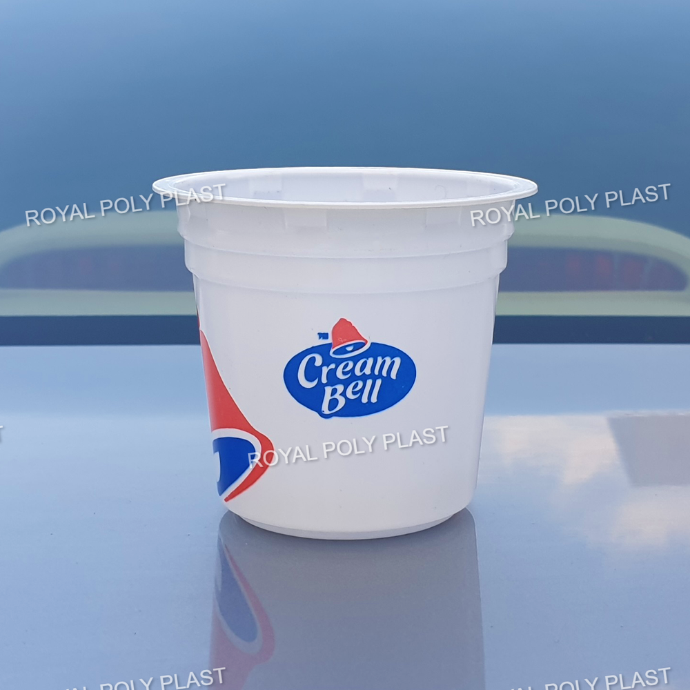 Custom White 90ml Ice Cream Cup