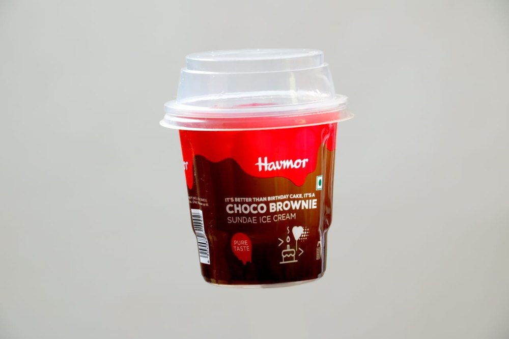 Plastic Transparent Sundae Ice Cream Cup With Dome Lid