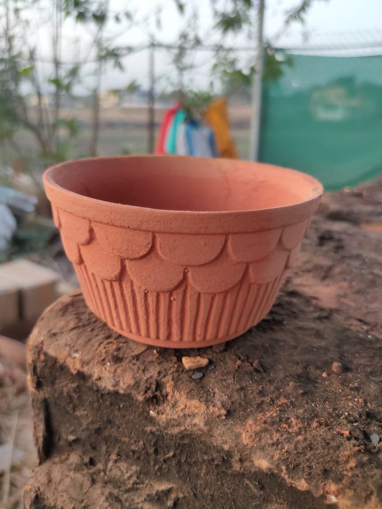 1 Clay Oven Proof Kulhad Pizza Bowl 400 Ml Large Pizza / Tandoori Maggi / Pasta, Model Name/Number: A-40