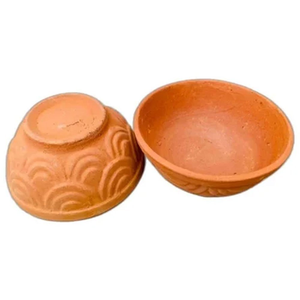 Brown Round 100ml Terracotta Soup Bowls, For Hotel