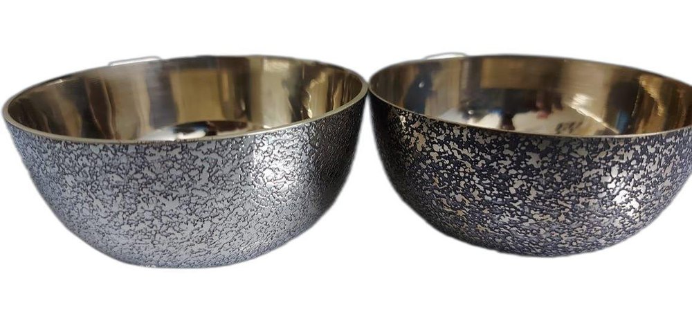 Silver 5mm Bronze Round Bowl, For Home