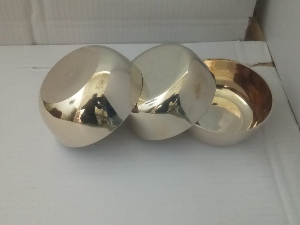 Round Kansa Katori, Size: 3 Inch