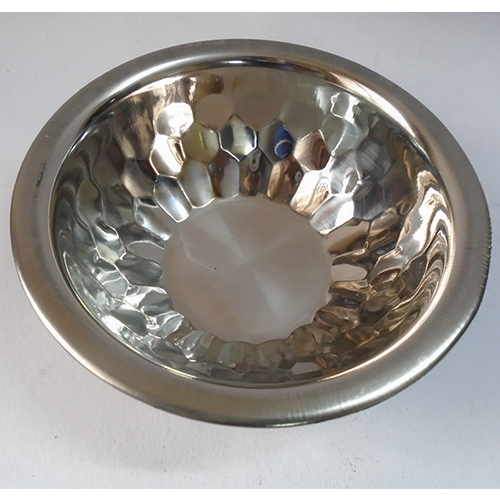 Stainless Steel Diamond Bowl for Home, Shape: Round