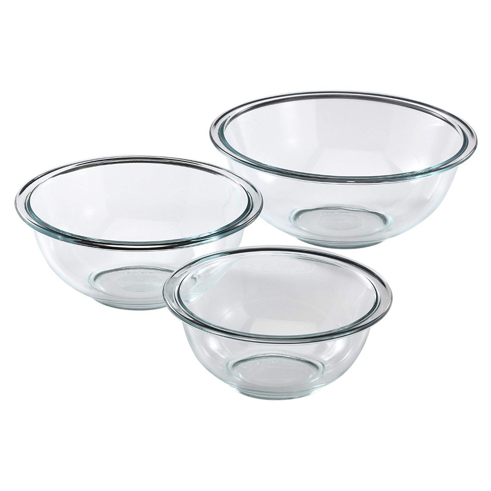 Transparent Round Borosilicate Glass Bowl, Packaging Type: Box