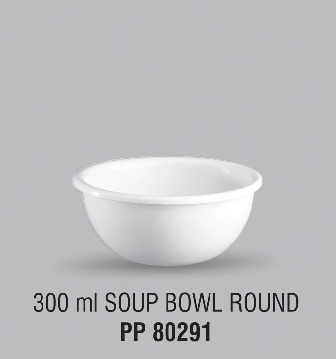 Swift Food-Grade Virgin Plastic Round Soup Bowls