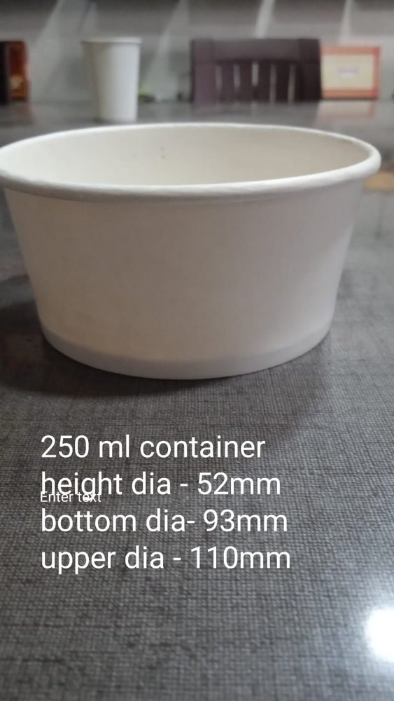 White Serving Bowl Soup Cup, For Restaurant, Size: 250