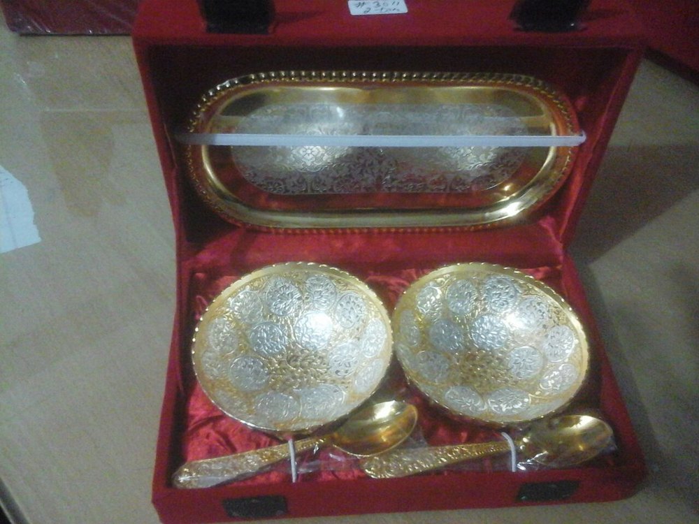 Smooth Round German Silver Bowl Set