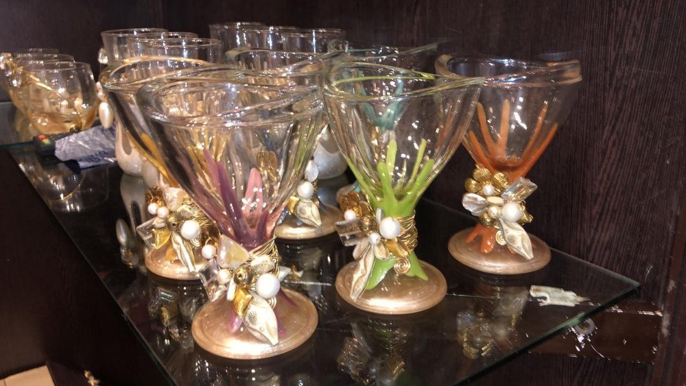Transparent Sunday Desert Glass, For Hotel