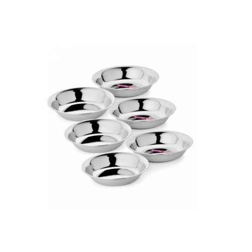 Vardhman Silver SS Pudding Plate