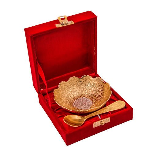 Indian Handicrafts Brass Fruit Bowl, for Gift
