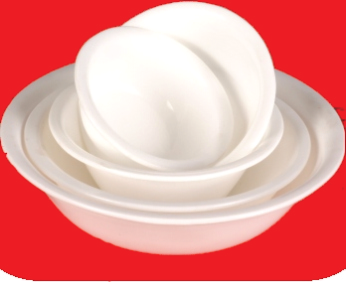Ridhi Sidhi White Acrylic Bowl Set, For Home