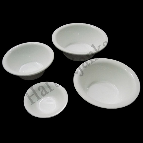 White Round Acrylic Bowl