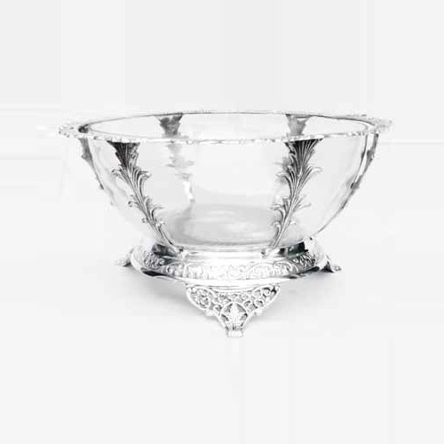Transparent Glass Fruit Bowl