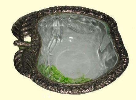 Silver Glass Bowl - Fruits, for Hotel, Packaging Type: Poly Bag
