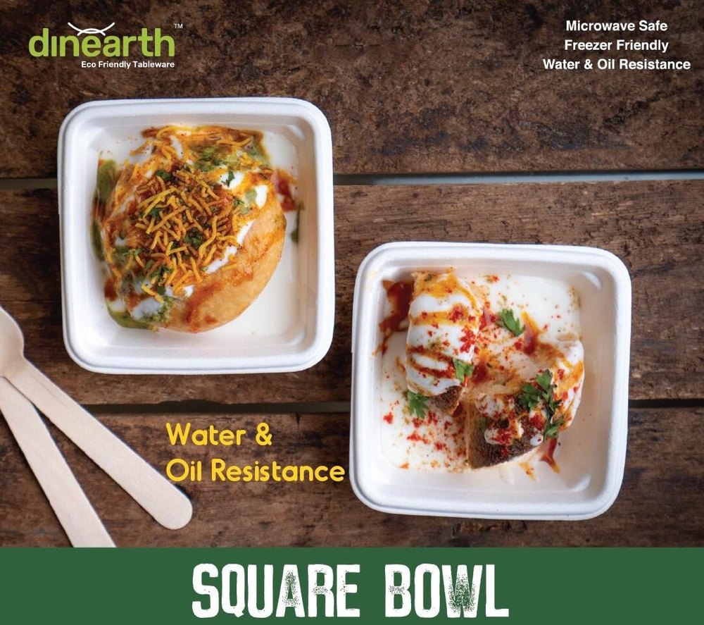 Square Bowl Bagasse