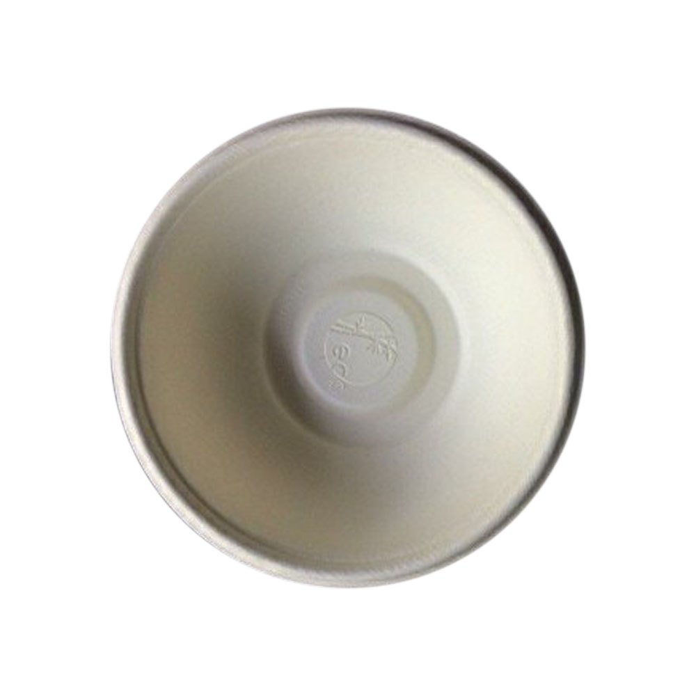 White 180ml Biodegradable Round Sugarcane Bagassee Bowl, For Event And Party Supplies