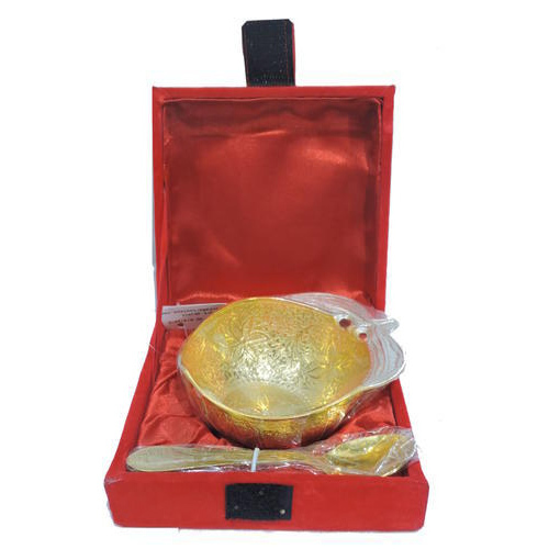 24 Carat Gold Plated EPNS Bowl