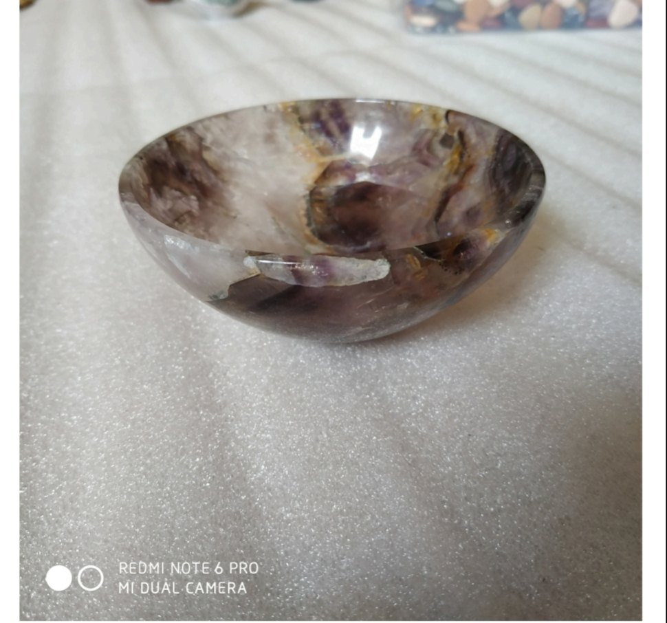 Mix Stone Product Crystal Agate Bowls, Size: 3 Inch