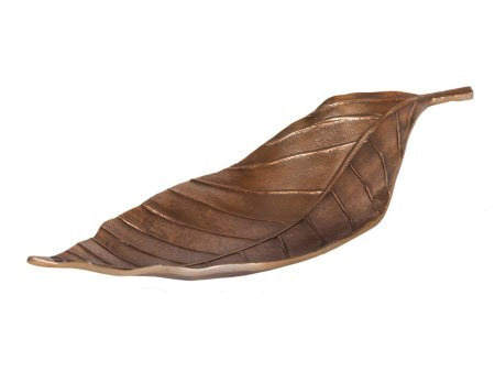Copper Antique Aluminum Metal Leaf Dish, Packaging Type: Carton Box