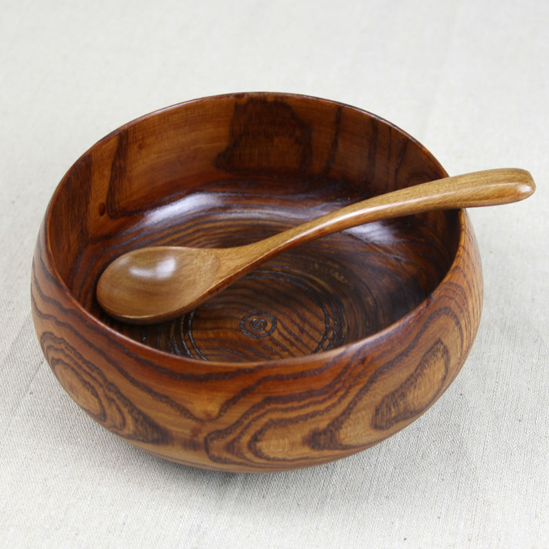 Decor N Utility Wooden Soup Bowl