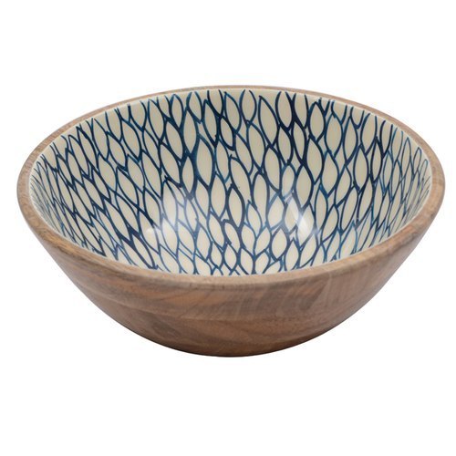 Wooded Home Multicolor Snack/Salad Multipurpose Wooden Bowl, Size: 6