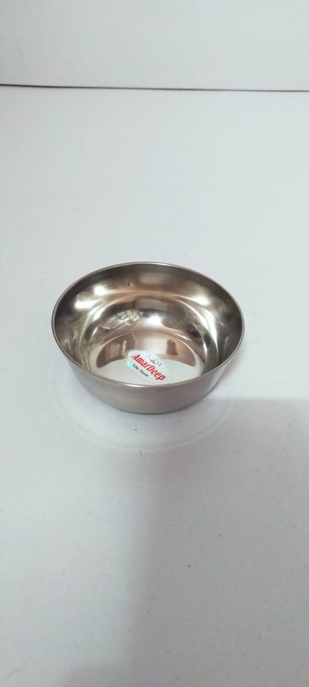 Stainless Steel Round SS Bowl, For Home and hotels