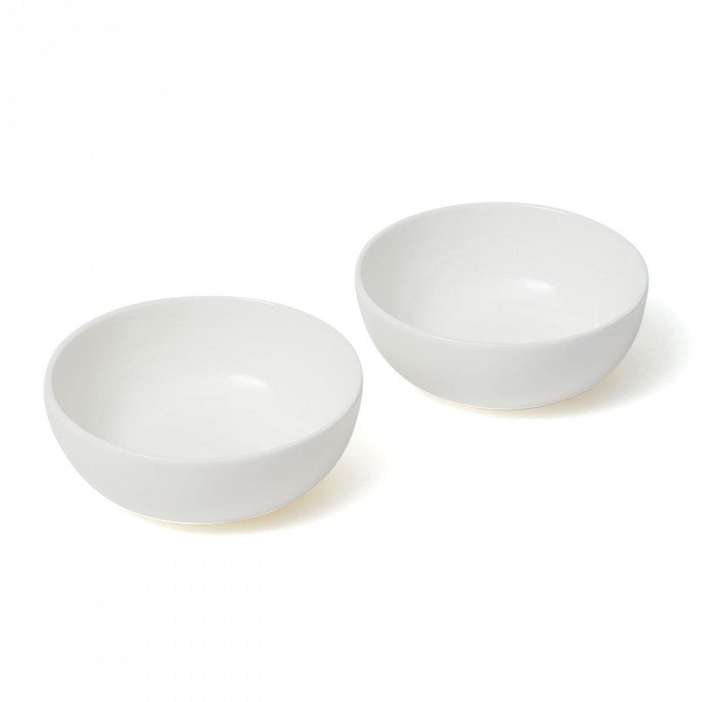 White Round Bone China Bowl