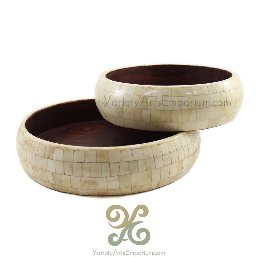 Bone Inlay Bowl Set