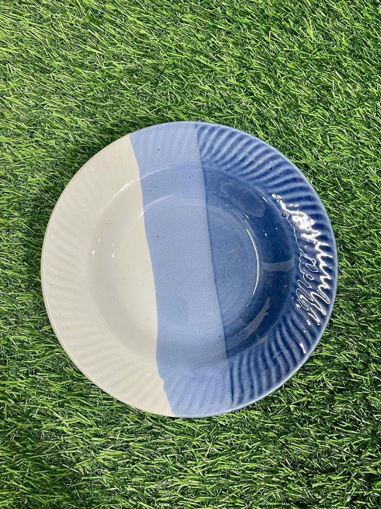 09870 Printed 9inch Ceramic Pasta Plate, For Serving Purpose
