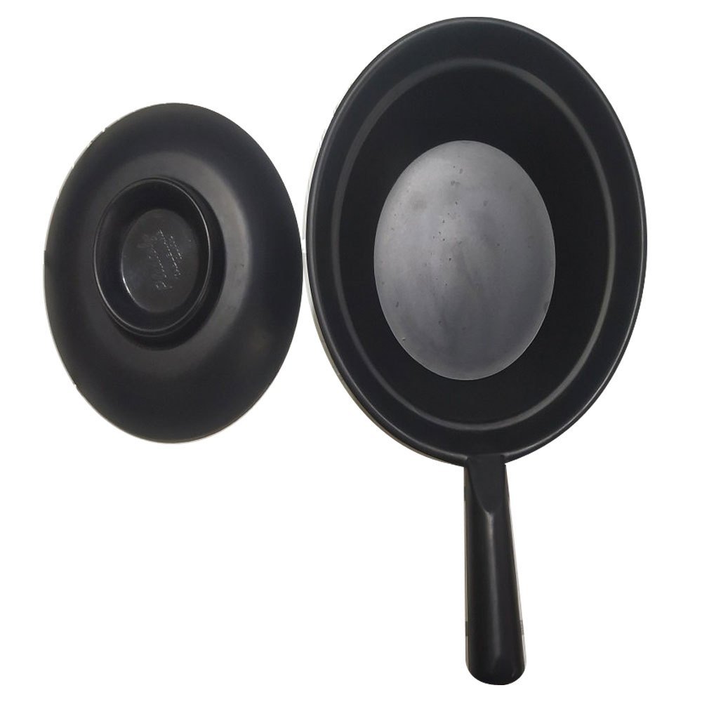 Melamine Black Biryani Serving Pot, For Restaurant, Size: 8inch (diameter)