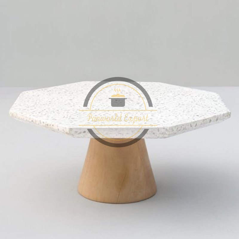 White Marble Wedding Cake Stand, For Hotel