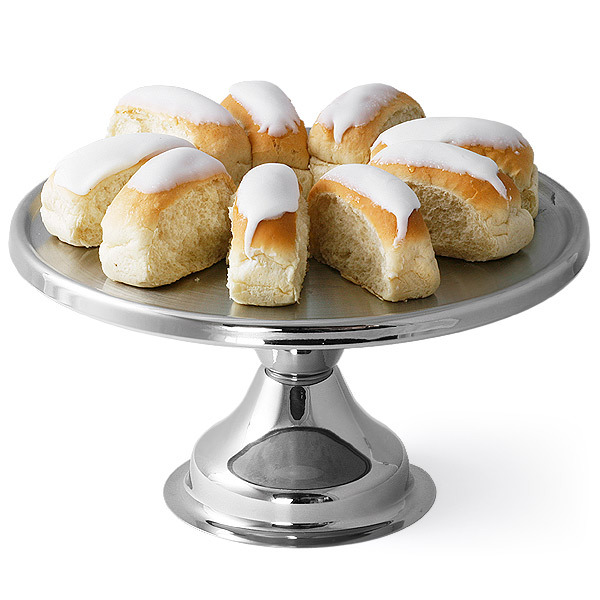 Silver Stainless Steel Pizza Cake Stand, Size (feet): 13 Inch, Capacity: 1 Cake