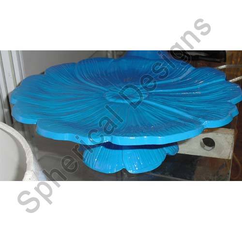 blue Metal Decorative Cake Plate, Packaging Type: Carton, Rounded