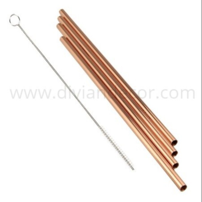 Copper Drinking Straws, For Home and Hotel
