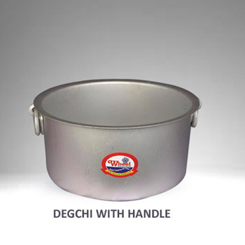 Degchi With Handle, Packaging Type: Box, Size: 34 - 90 L
