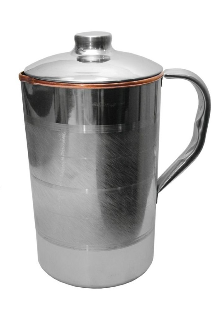 CopperKing Silver Stainless Steel Copper Jug, For Home