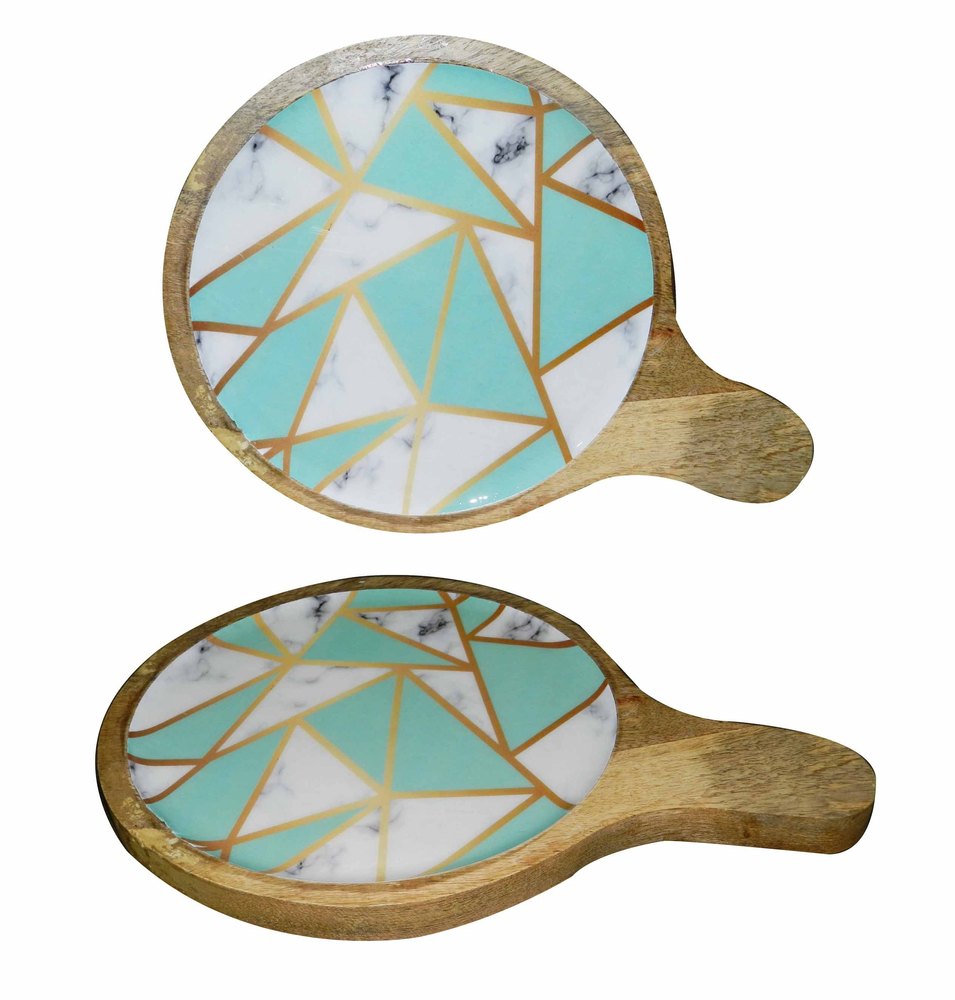 Pink-Knots MDF Custom Wooden Serving Platter