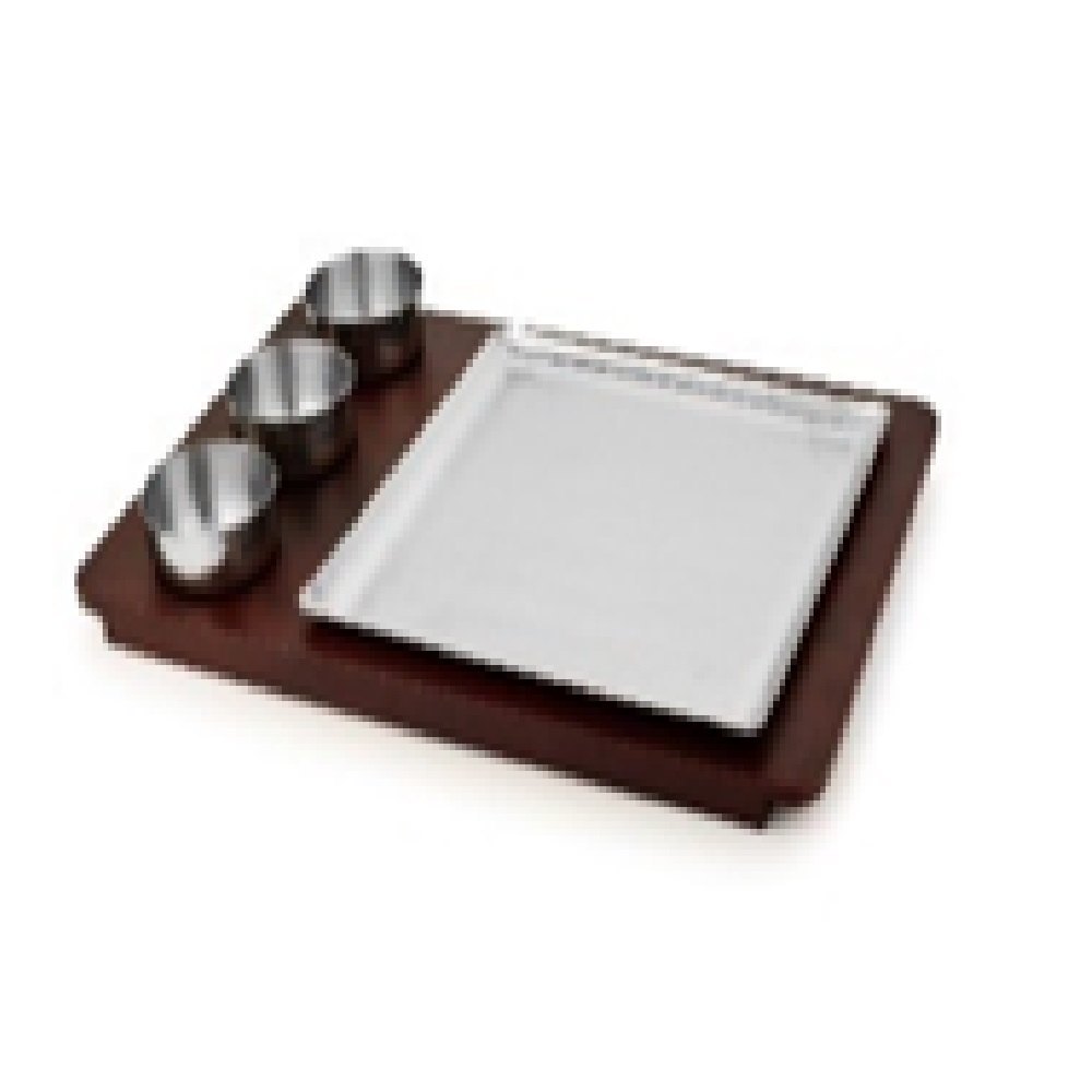 Silver Stainless Steel Platter Bowl, Packaging Type: Box, Size: 42 X 29 cm
