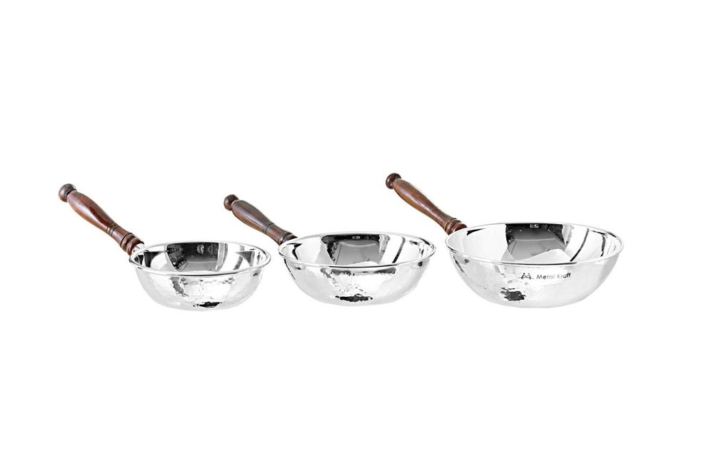 StainleSS Steel SS Hammered Wok Style Portion Dishes, For Hotel/Restaurant